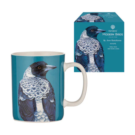 Modern Birds Magpie Mug