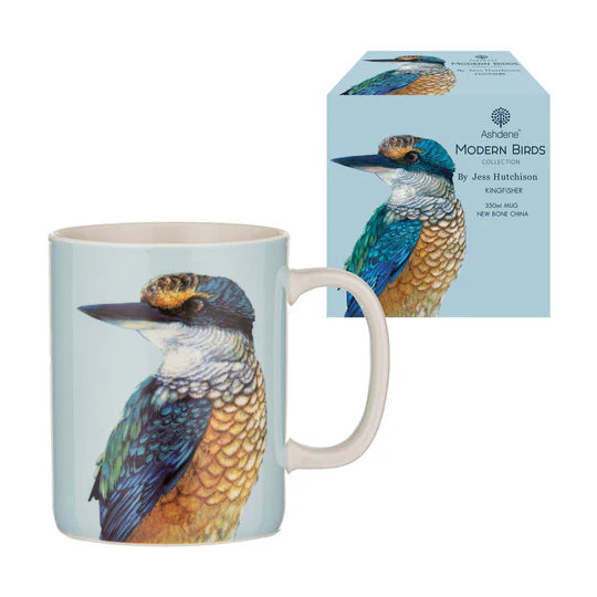 Modern Birds Kingfisher Mug