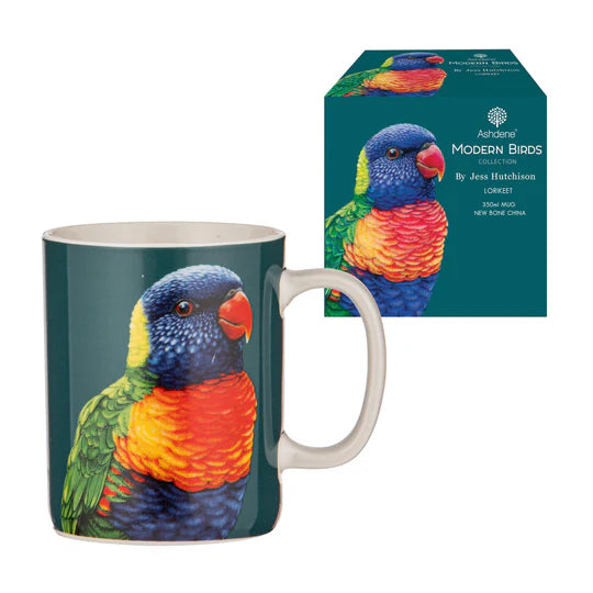 Modern Birds Rainbow Lorikeet Mug