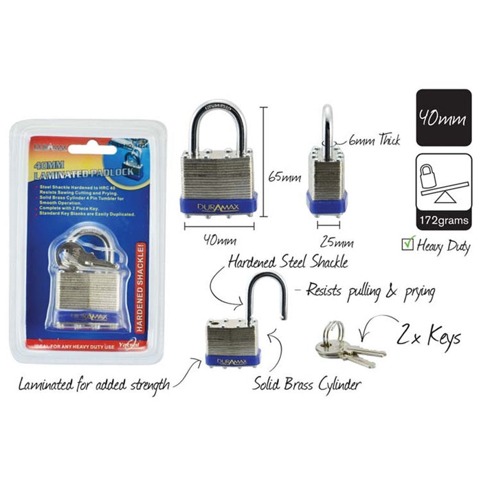 Padlock Laminated 40mm