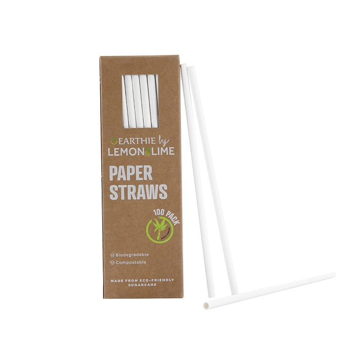 Paper Straws White 20pk