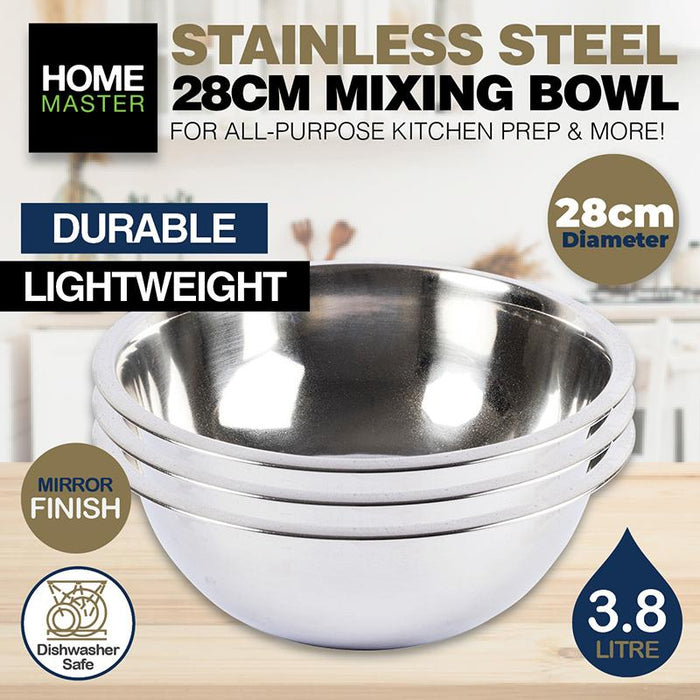 Mixing Bowl Stainless Steel 28cm