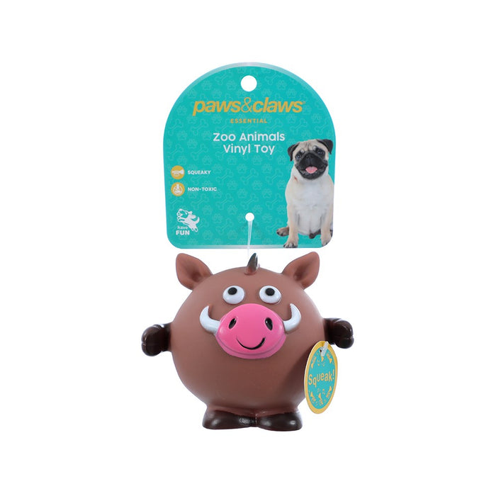 Pet Toy Vinyl Zoo Animals