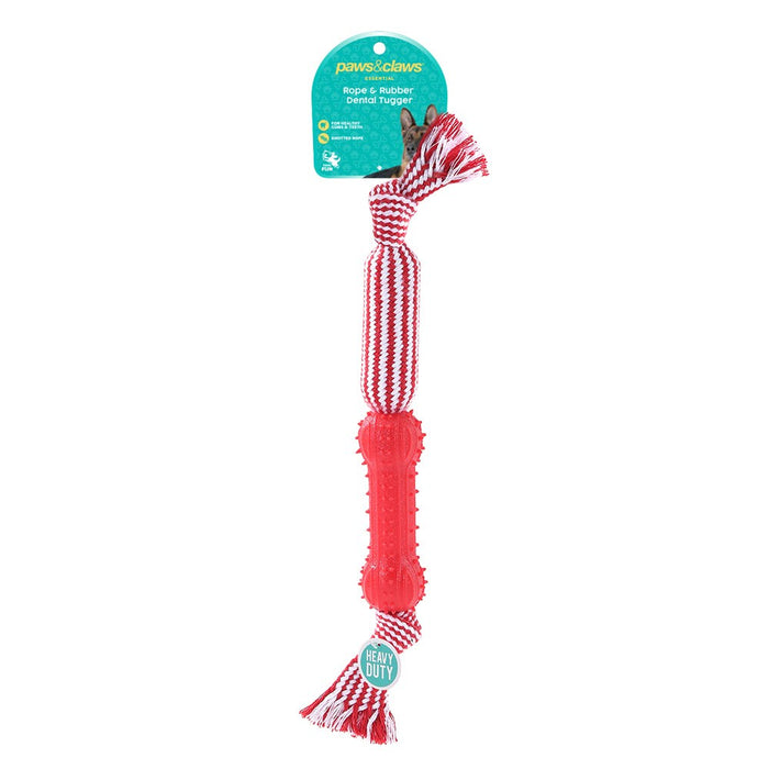 Dental Tugger Toy TPR End & Braided Rope