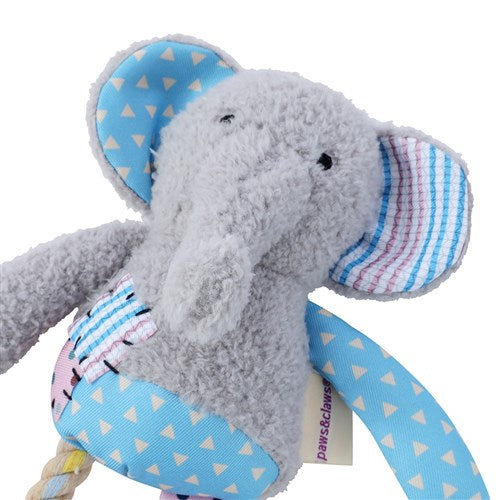 Patchy Pals Plush Elephant with Rope