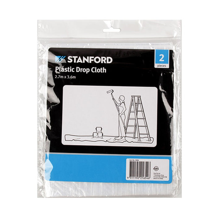 Plastic Drop Sheet 2pk