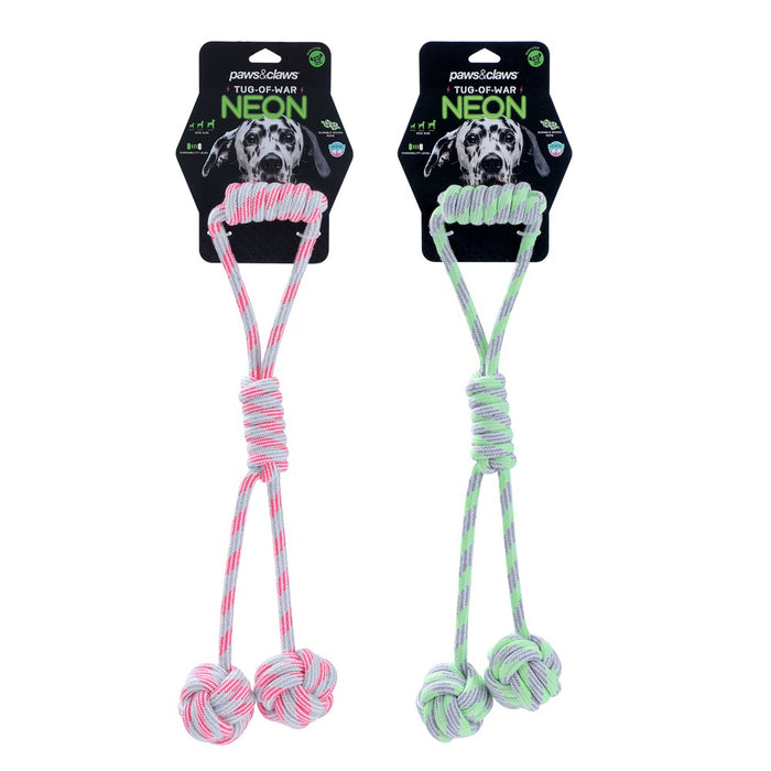 Pet Tug of War Rope Neon