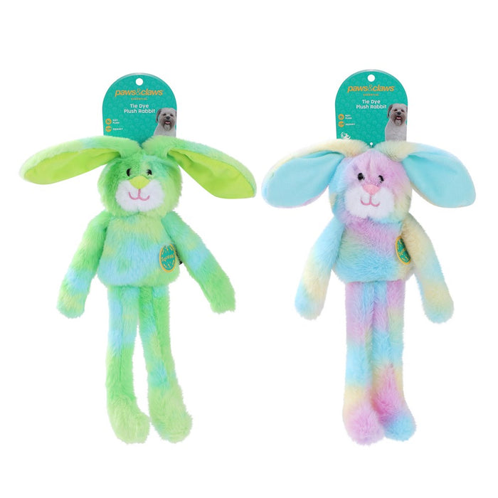 Pet Plush Tie Dye Rabbit