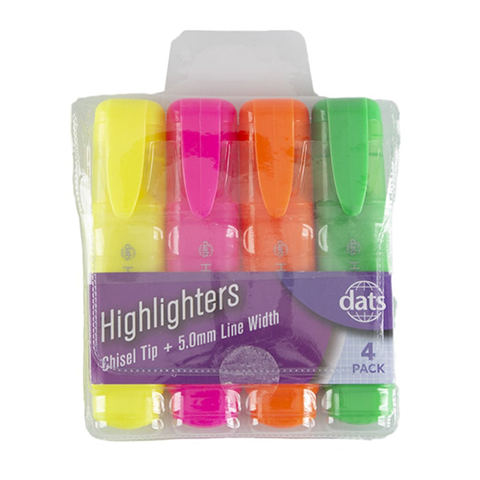 Highlighters 4pk