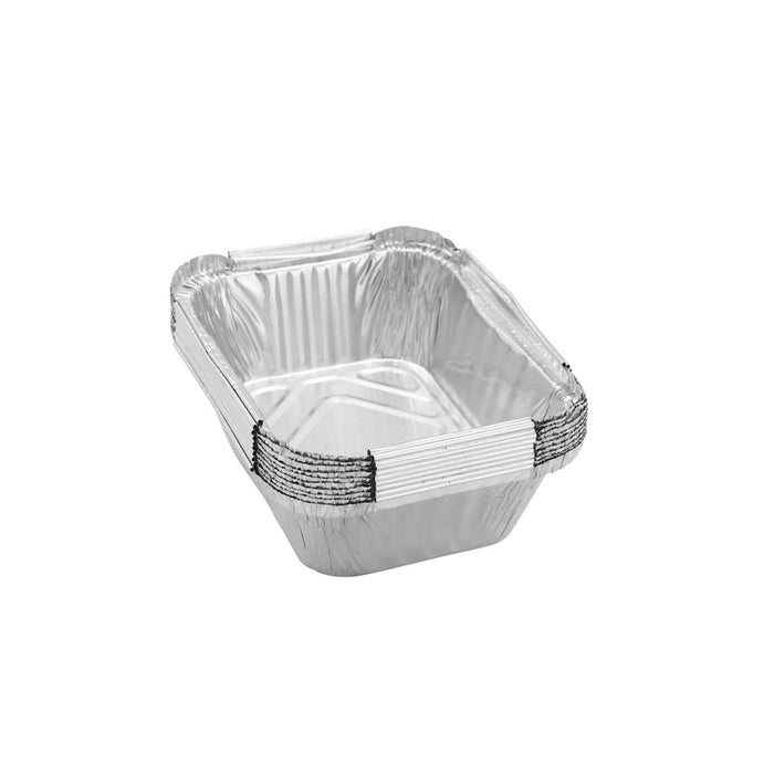Foil Trays with Lid 15x12cm 10pk