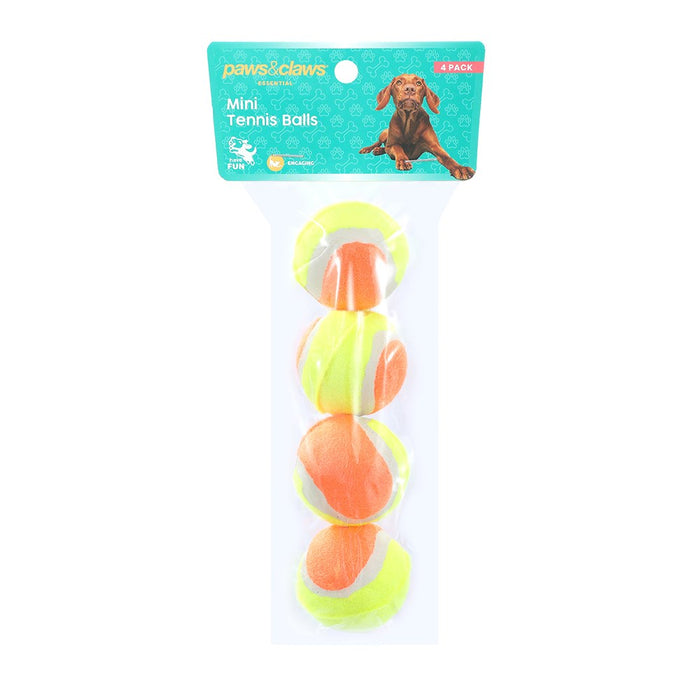 Mini Tennis Balls 4pk