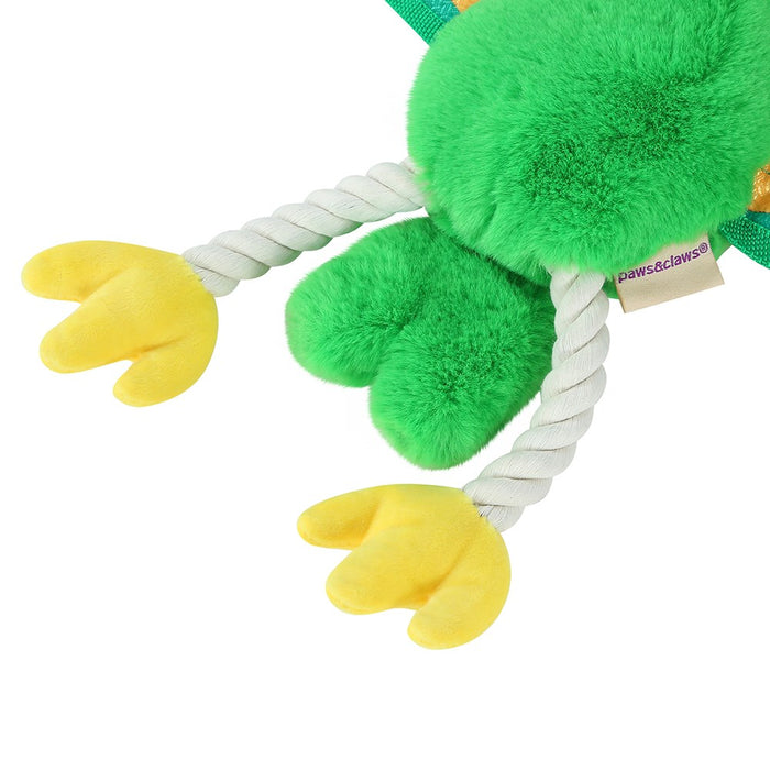 Pet Toy Parrot Green Rope Legs