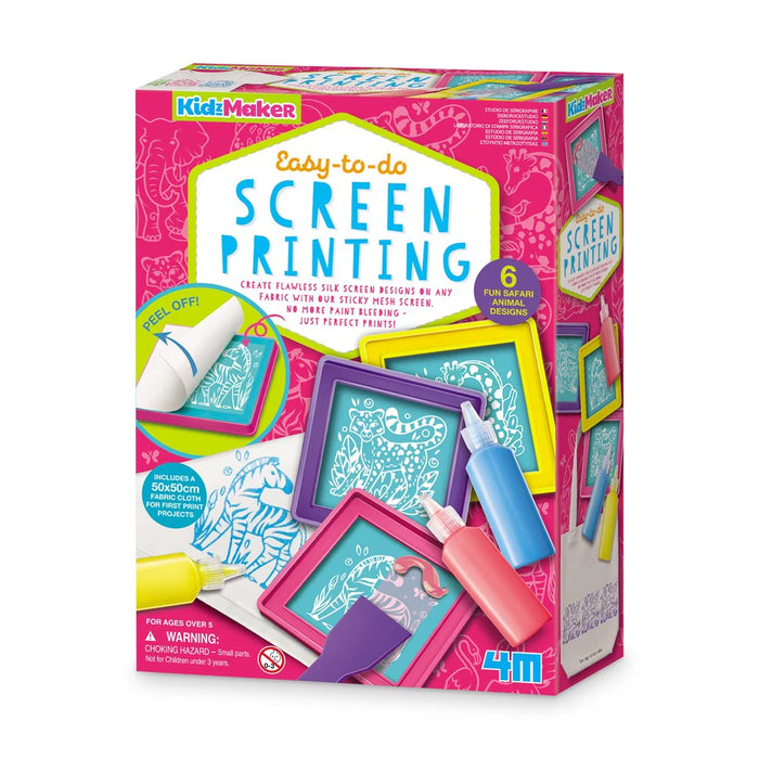 4M Kidzmaker Easy-To-Do Screen Printing