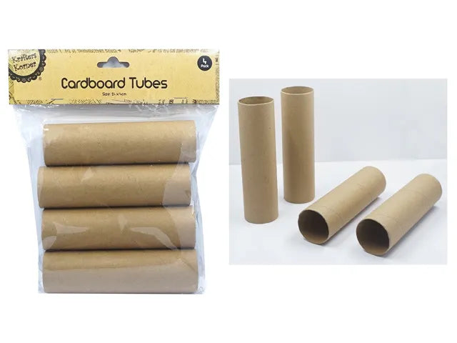 Cardboard Tubes 4pk