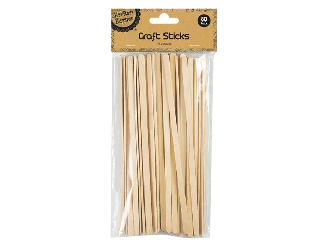 Long Craft Stick 80pk