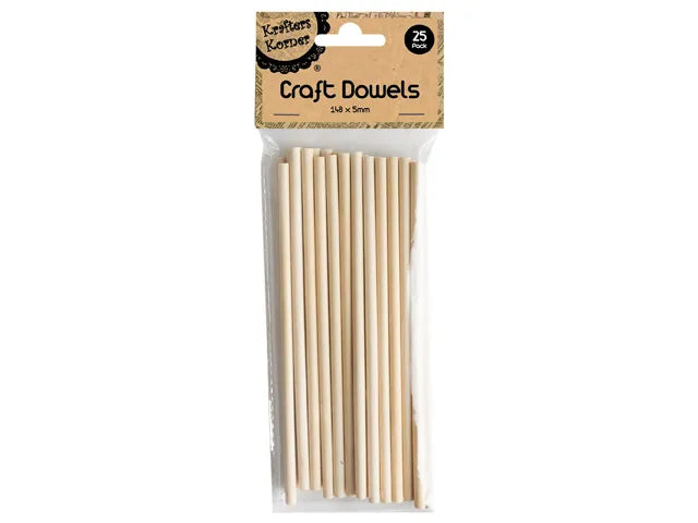 Craft Dowels 25pk