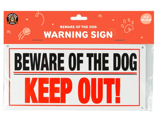 Beware of the Dog Sign