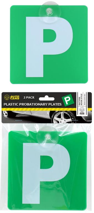 Green P Plate 2pk