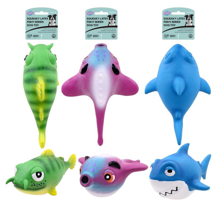 Squeaky Fish Dog Toy