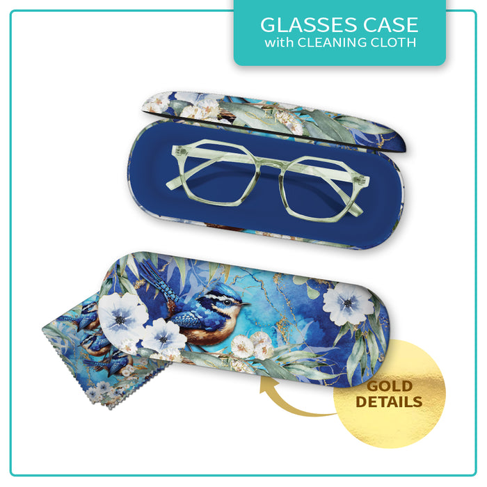 Lisa Pollock Glasses Case Cheeky Wrens