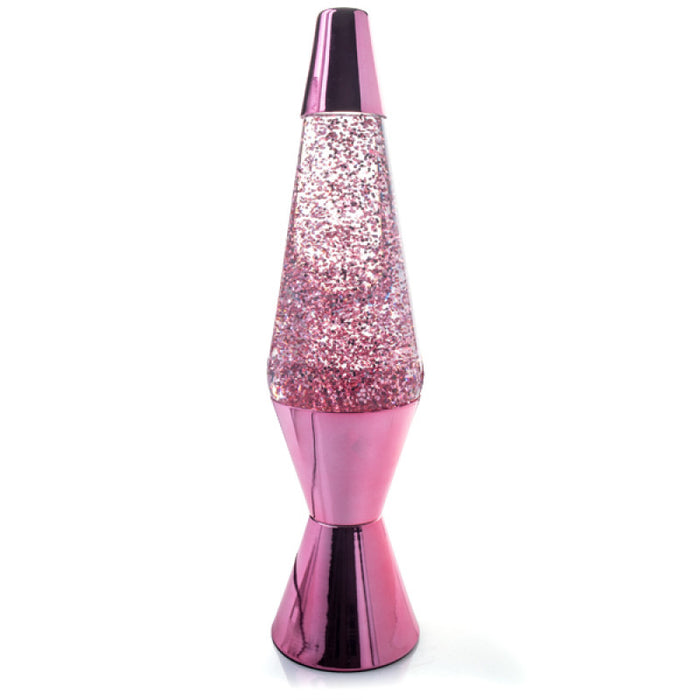 Diamond Motion Lamp Rose Gold Glitter