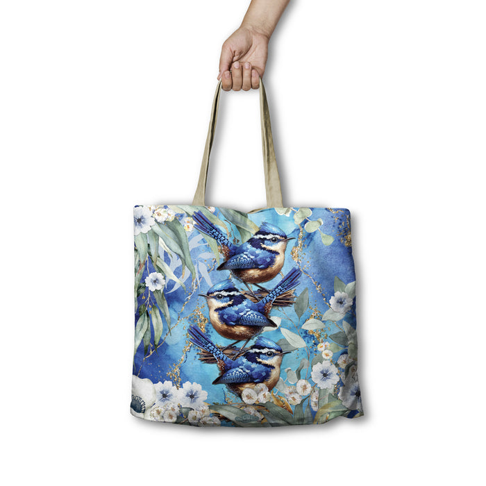 Lisa Pollock Shopping Bag Cheeky Wrens