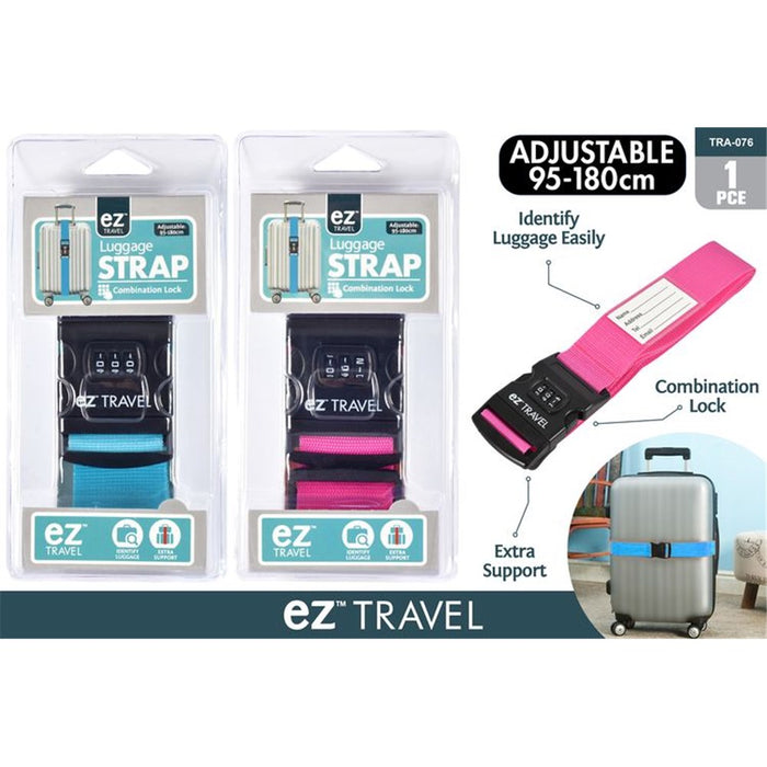 Luggage Strap with Lock