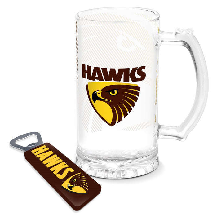 AFL Stein & Bottle Opener Hawthorn