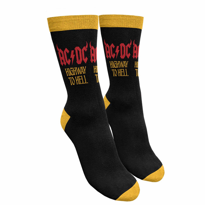 ACDC Highway to Hell Socks