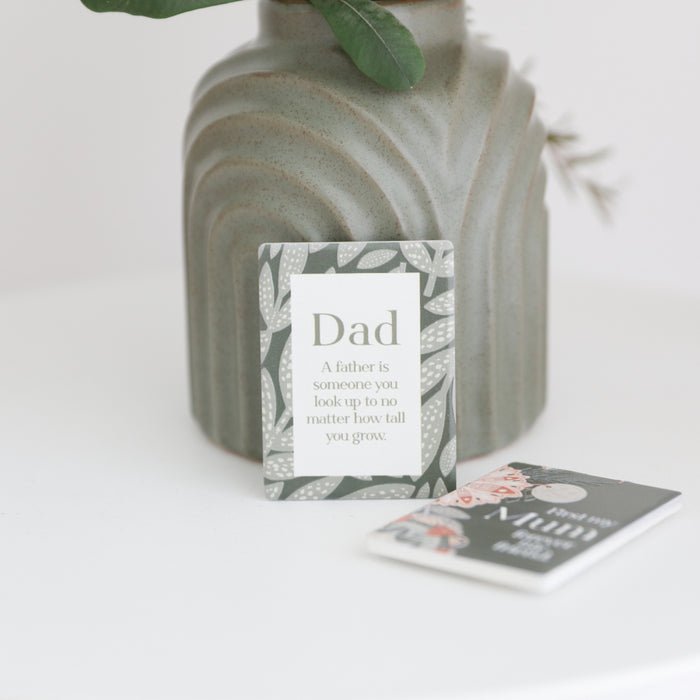 Amber Garden Ceramic Magnet Dad