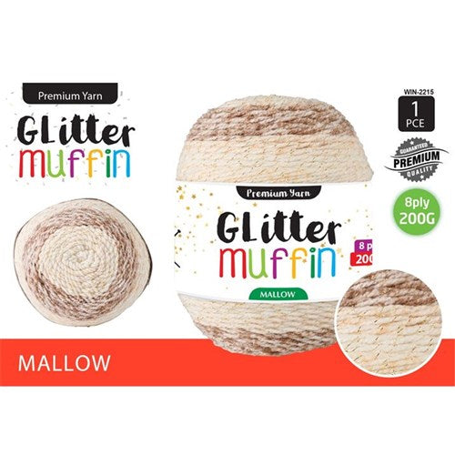 Yarn Muffin Glitter 200g