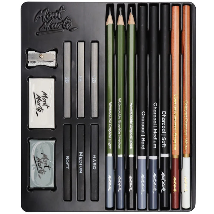 Mont Marte Sketch & Draw Collection 17pc