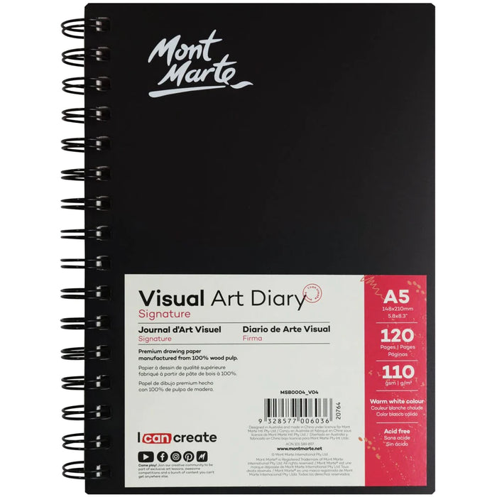 Mont Marte Visual Art Diary A5