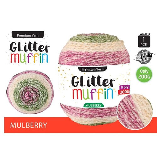 Yarn Muffin Glitter 200g