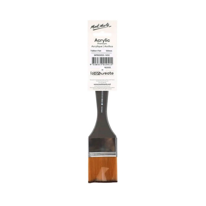 Mont Marte Brush Taklon Flat Wide 50mm