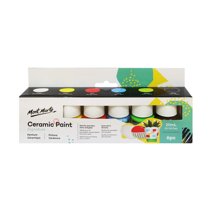 Mont Marte Ceramic Paint 6pc