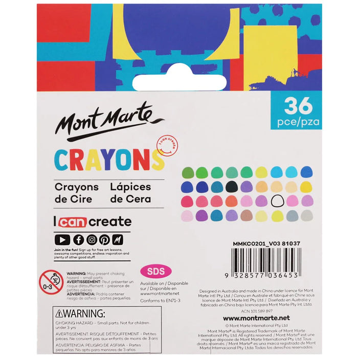 Mont Marte Crayons 36pc