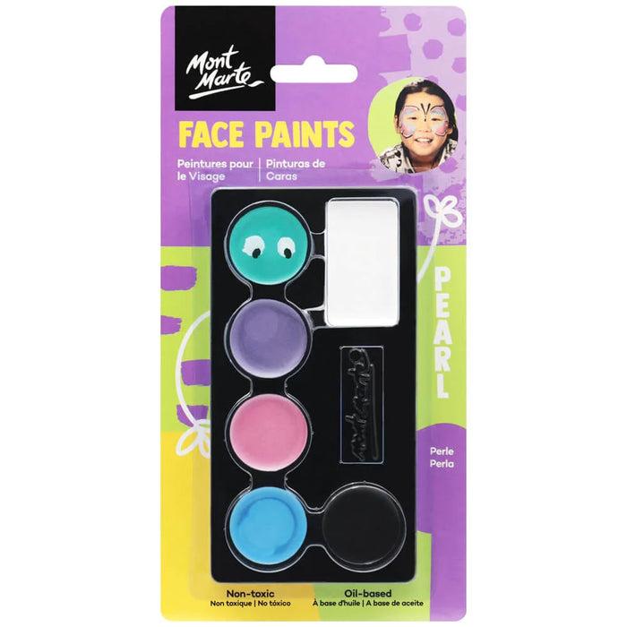 Mont Marte Face Paint Set Pearl