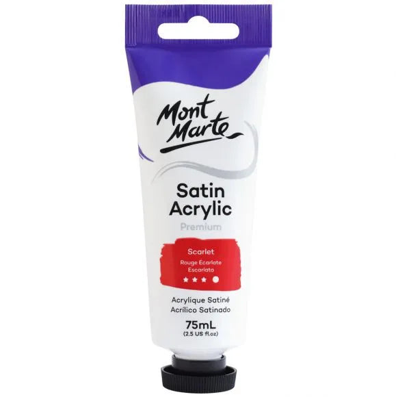 Mont Marte Satin Acrylic Paint 75ml